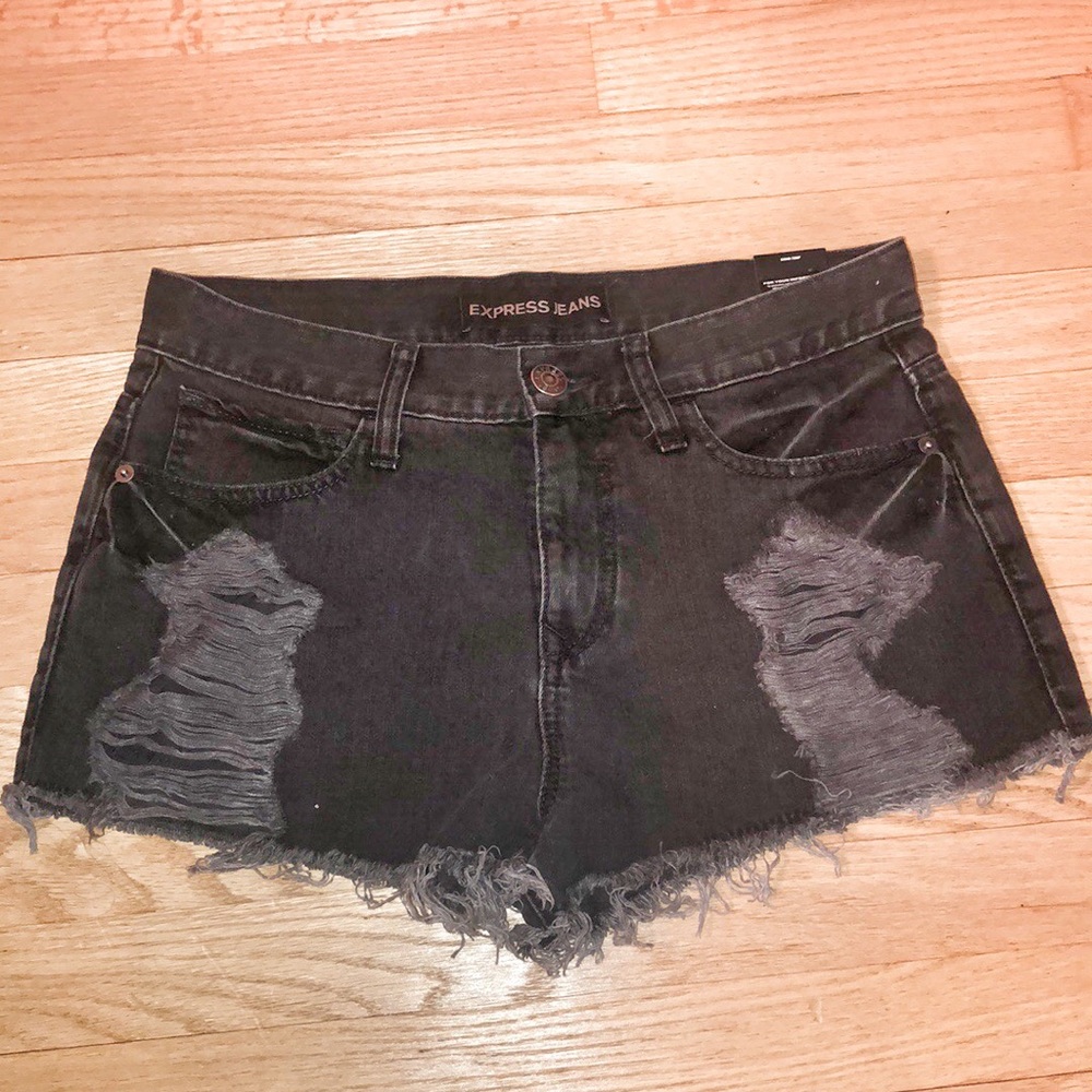 Express jean shorts